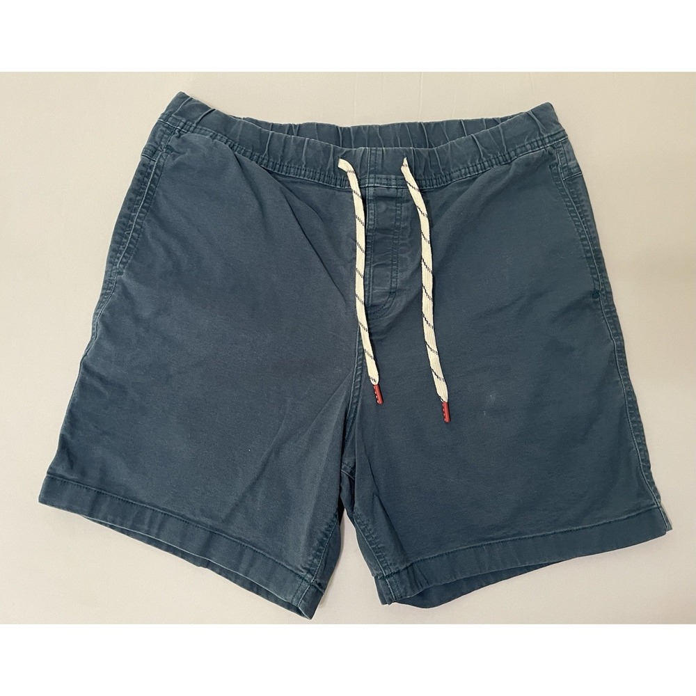 Topo Designs Dirt Shorts Mens XL Blue Organic Cotton Hiking Outdoor